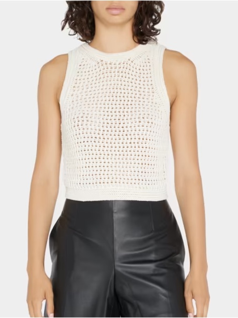 A.L.C. Carmelo Ivory Knit Top Size XS